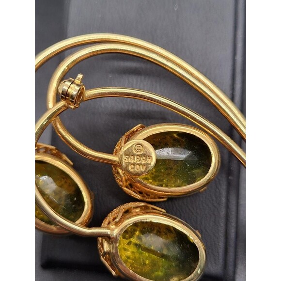 Sarah Coventry Touch of Elegance Brooch Set 1970 D&E Design - Picture 4 of 10